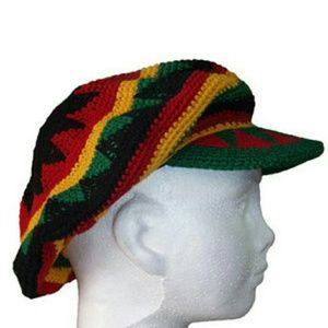 Rasta Knitted Apple Cap